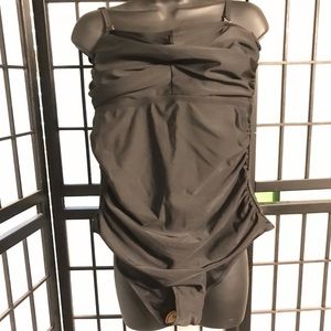 NEW - Black 1 piece swimsuit